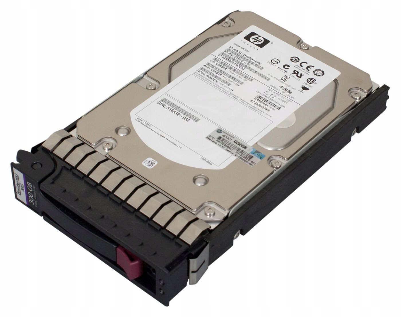 Hewlett Packard Enterprise 300 Gb 15 000 ot./min 3,5 vč