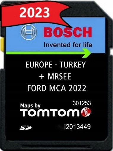 Mapa Navigační Karta Europa Ford Mca Kuga S-max Mondeo Galaxy 2023 Nejnovější