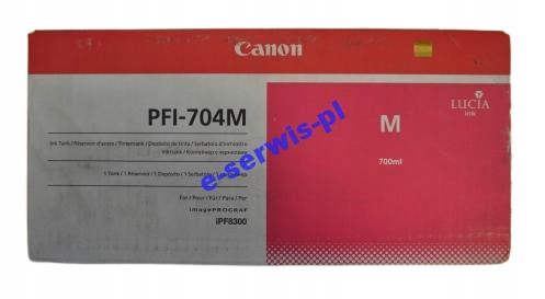 Inkoust Canon PFI-704M Magenta iPF8300 3863B005 Originál 700ml