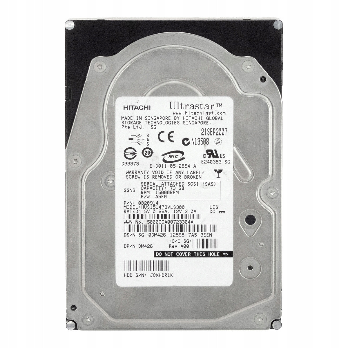 Dell 0DM426 73GB 15K 16MB Sas 3,5