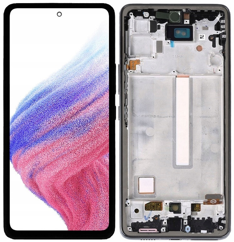 Oled displej Pro Samsung Galaxy A53 5G A536 LCD Obrazovka Rámeček
