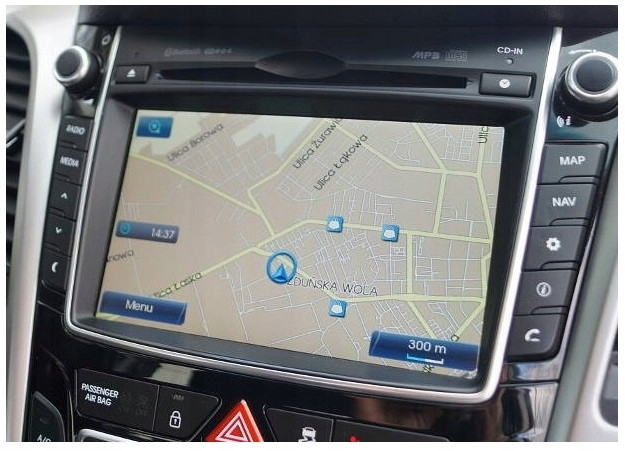 Mapa Hyundai GEN1 2024 Evropa IX35 IX20 I30 I40 Santa Fe Veloster Flash Disk