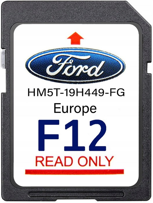 Mapa Navigační Karta Evropa Ford SYNC2 Sync 2 F12 2024/2025 Nejnovější