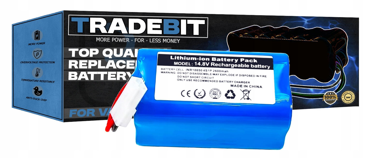 Baterie Akumulátor do vysavače Tefal X-Plorer Serie 20 40 60 S20 S40 S60