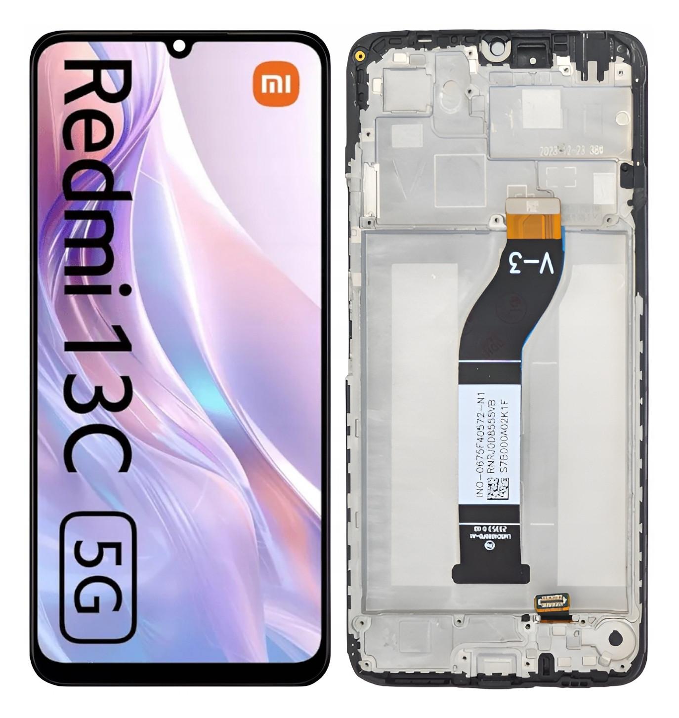 LCD Displej Rychlý Dotyk Pro Telefon Xiaomi Redmi 13C 5G Rámeček