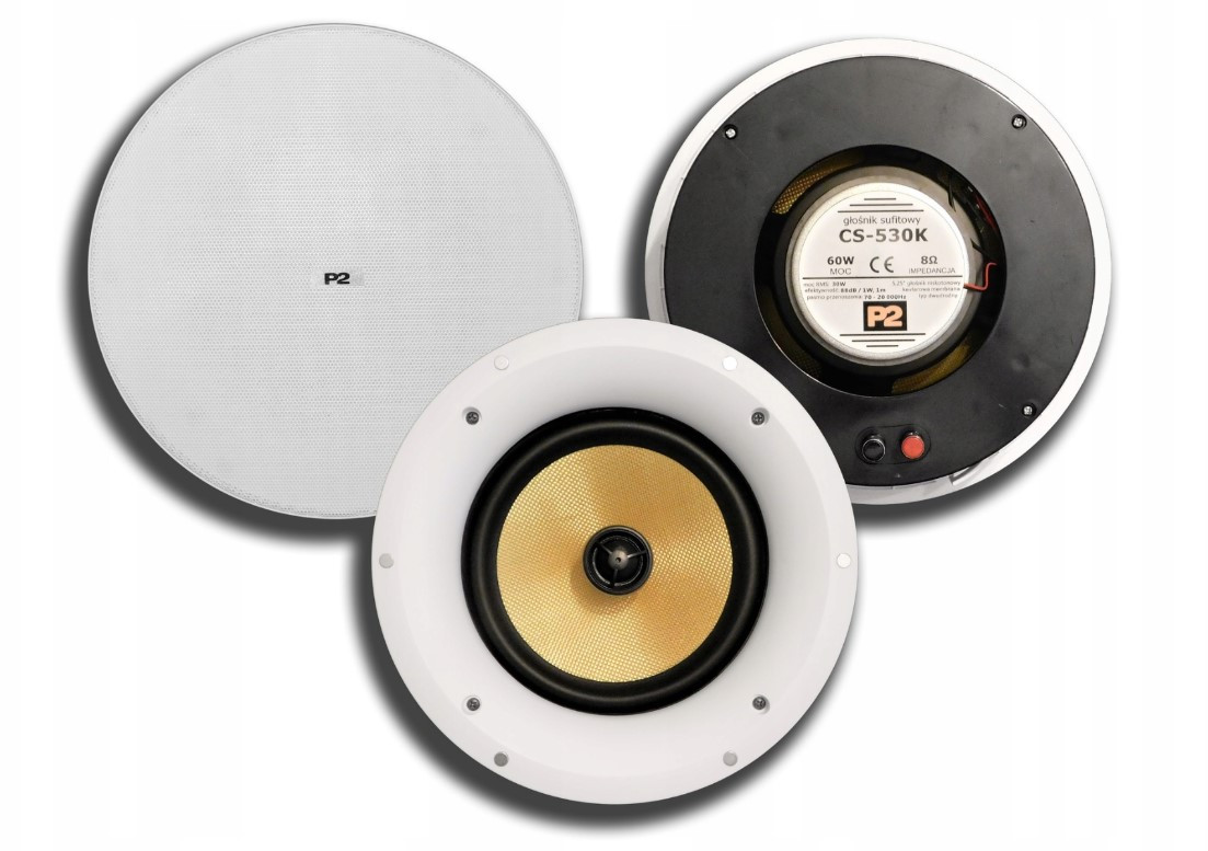 CS-530K stropní dvoupásmový reproduktor P2 30 W, 8 ohm, bílý