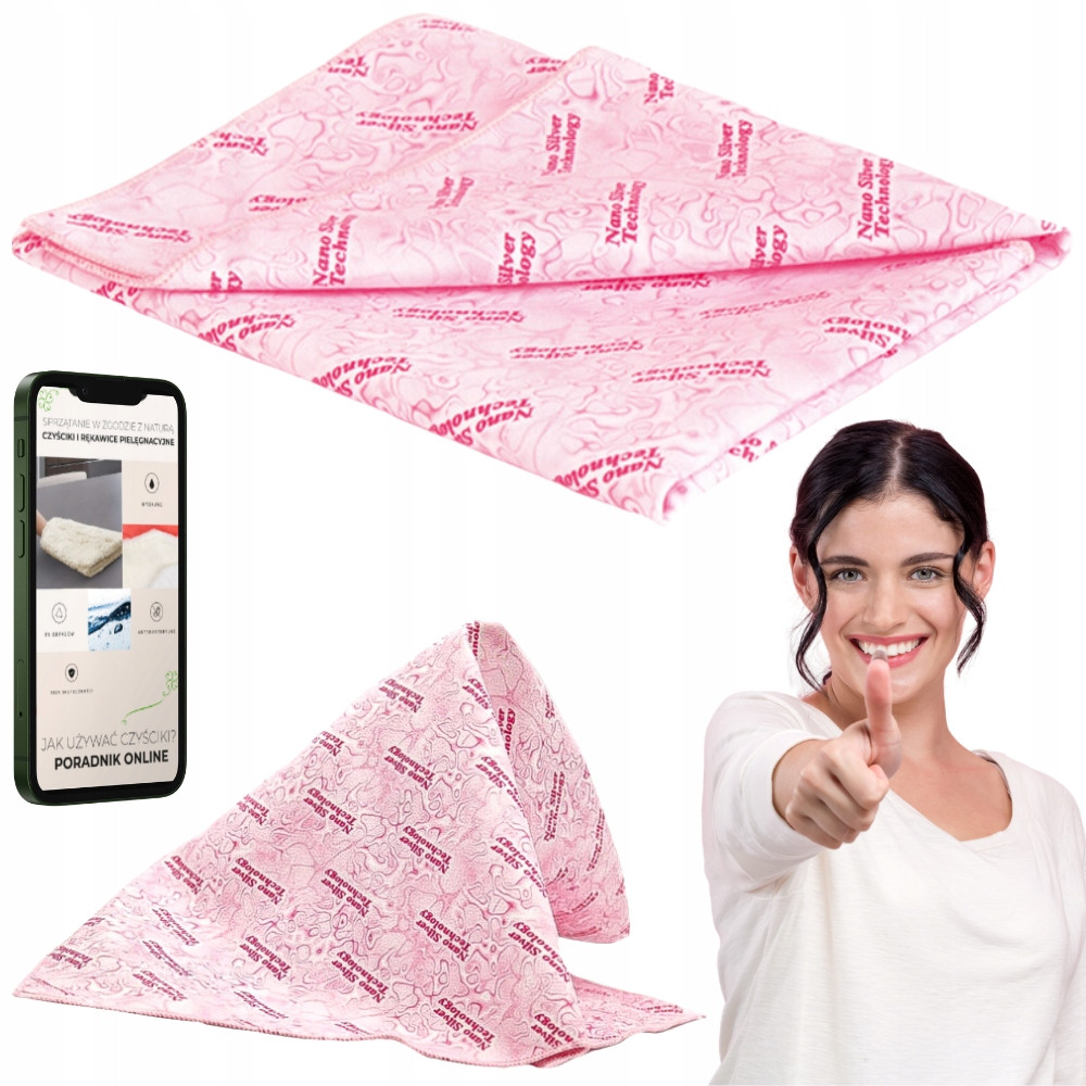 Raypath Sunbeam Utěrka na čištění Kuchyně Koupelny Růžová 38x41 cm