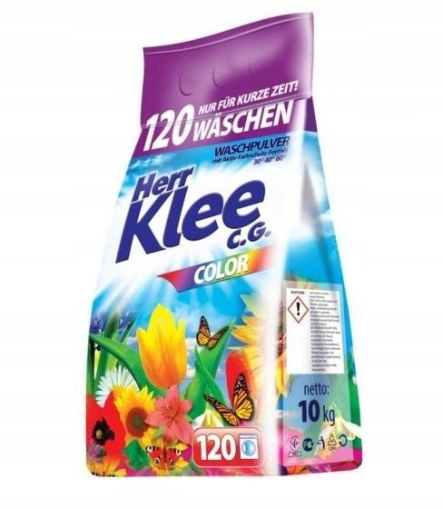 Prací prášek Německý Herr Klee Color 10kg 120 praní De