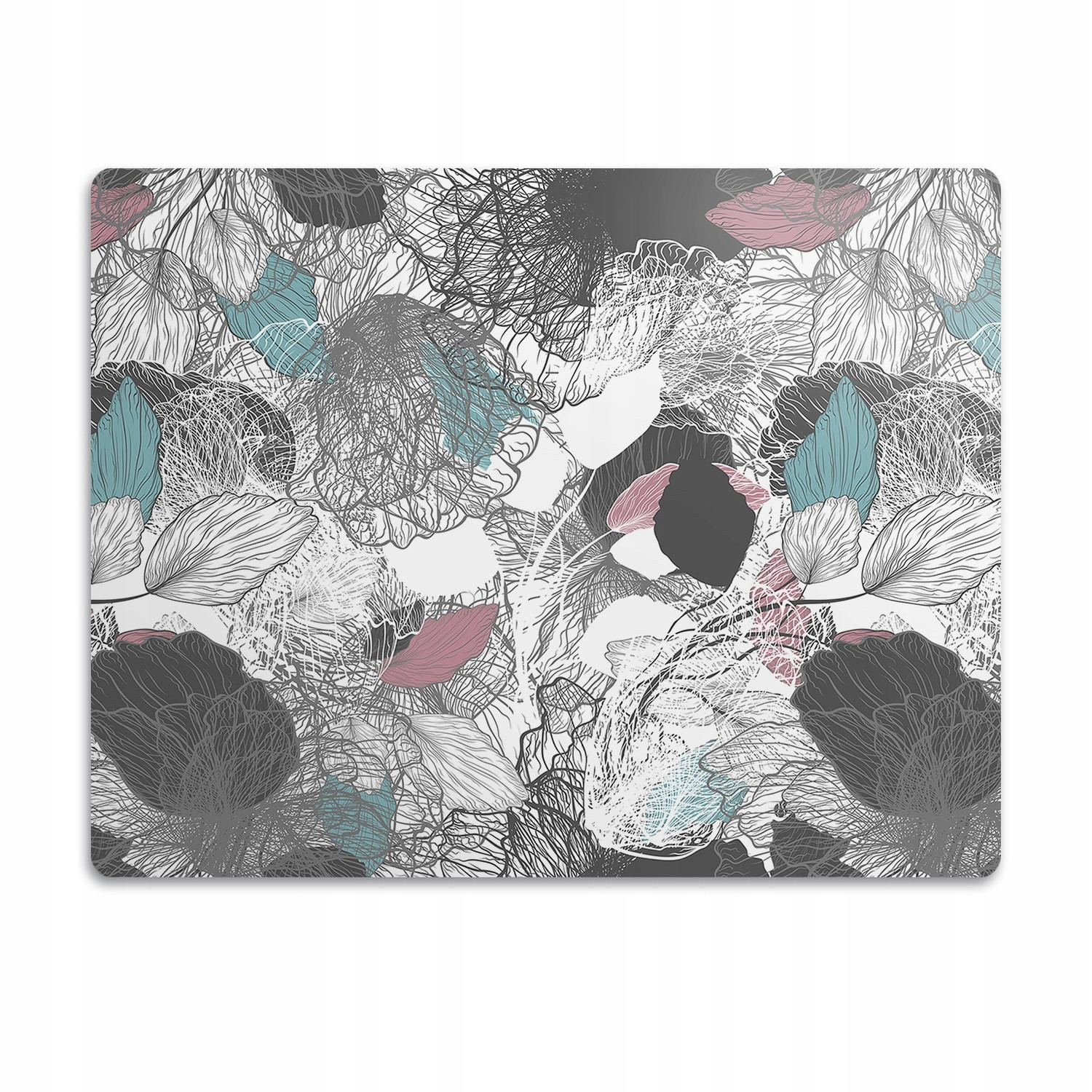 Voděodolná podložka pod misku Květinový vzor 60x40 cm