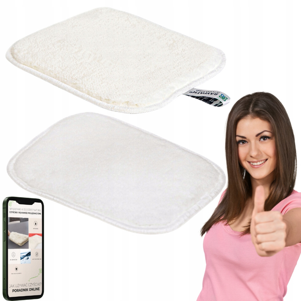 Raypath Utěrka Oboustranný Čistič Bílá Na Kuchyňské Nádobí S Nanostříbrem