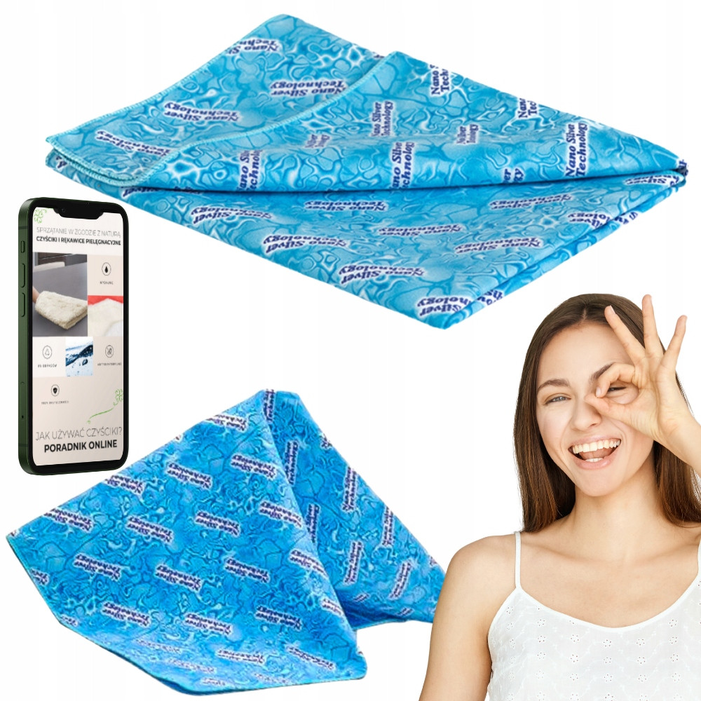 Raypath Utěrka Čistič Modrý Na Sběr Mořské Vody Sunbeam 38x41 CM