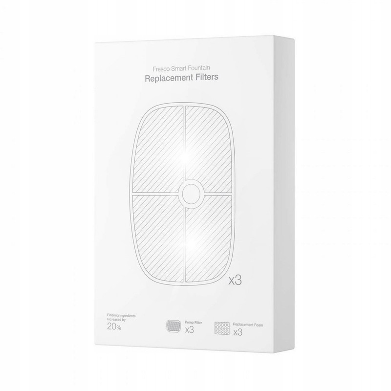 Náhradní Filtry Do Napáječky Petoneer Smart Pet Fountain 3 Kusy Sada