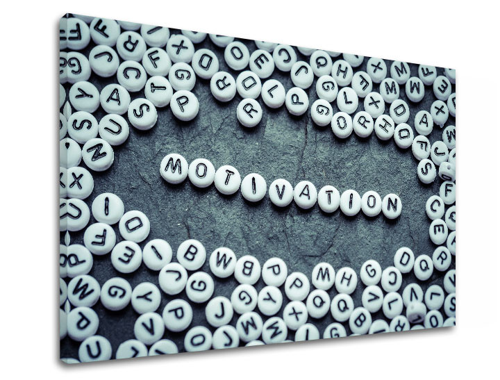Motivační nástěnná malba MOTIVATION 60x90 cm
