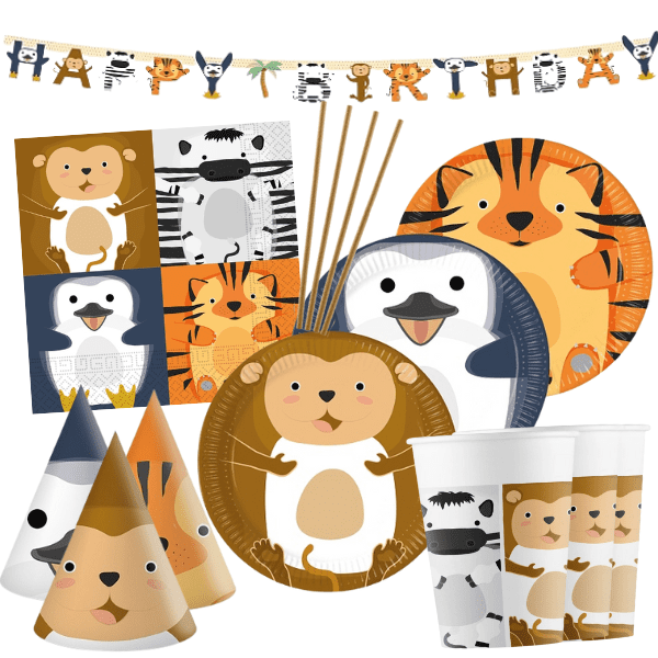 Party set - ZOO, pro 6 osob