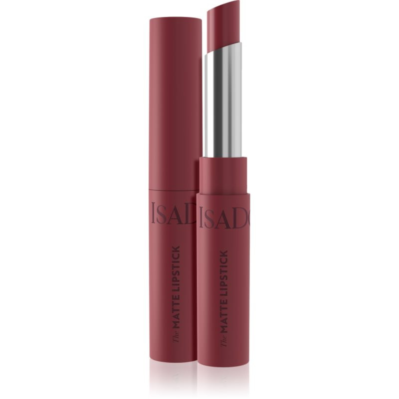 IsaDora The Matte Lipstick matná rtěnka s hydratačním účinkem odstín 19 Real Crimson 1.6 g