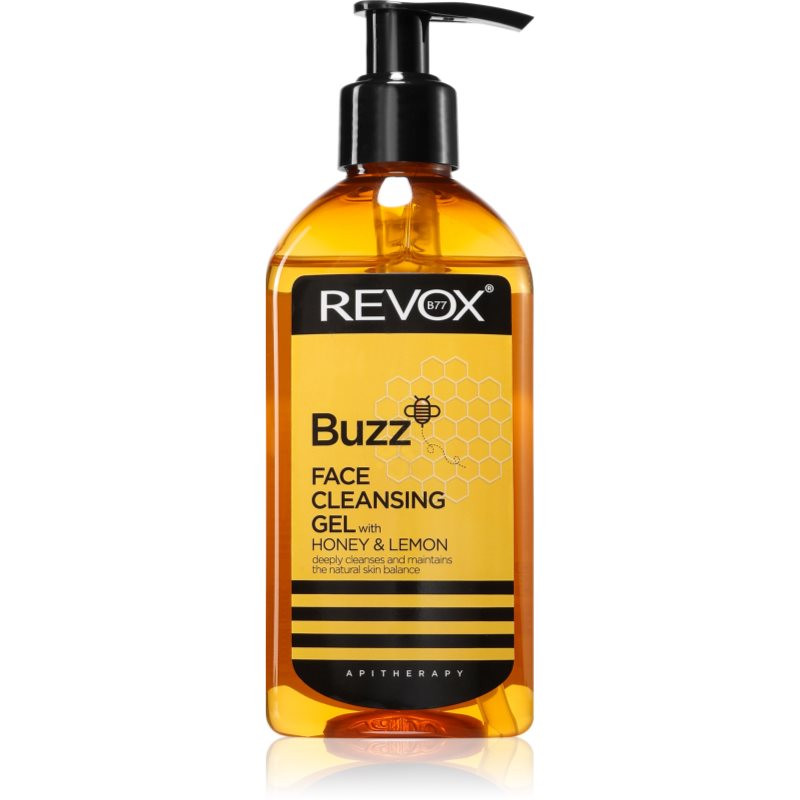 Revox B77 Buzz Face Cleansing Gel energizující čisticí gel na obličej Lemon & Honey 180 ml