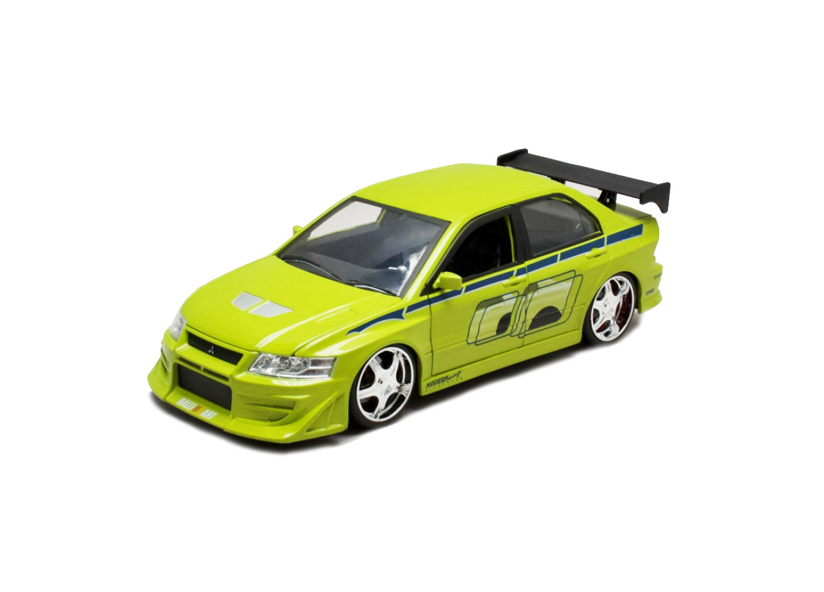 Jada Toys | Fast & Furious - Diecast Model 1/24 Mitsubishi Lancer Evo VII Brian