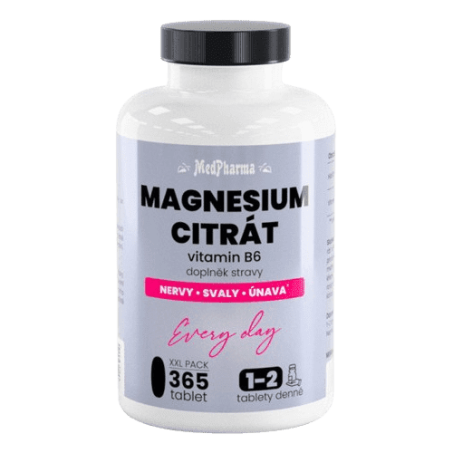 MedPharma Magnesium citrát+vitamin B6 tbl.365