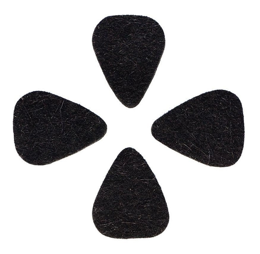 Timber Tones Felt Tones Mini Black Wool Felt 4-Pack