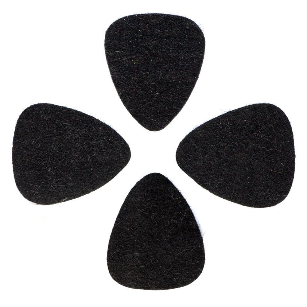 Timber Tones Felt Tones Black Wool Felt 4-Pack