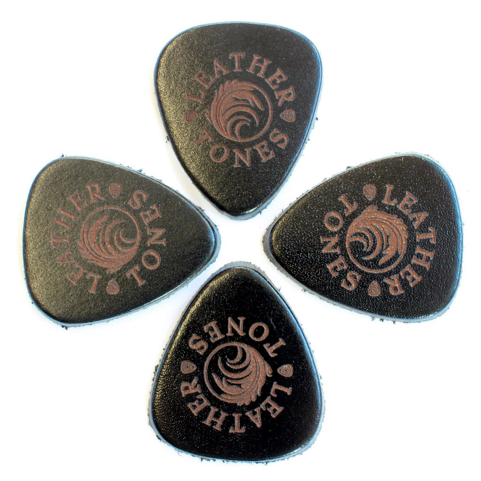 Timber Tones Leather Tones Black Leather 4-Pack