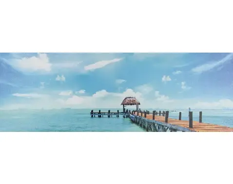 Obraz na plátně Tahiti, 90x30 cm