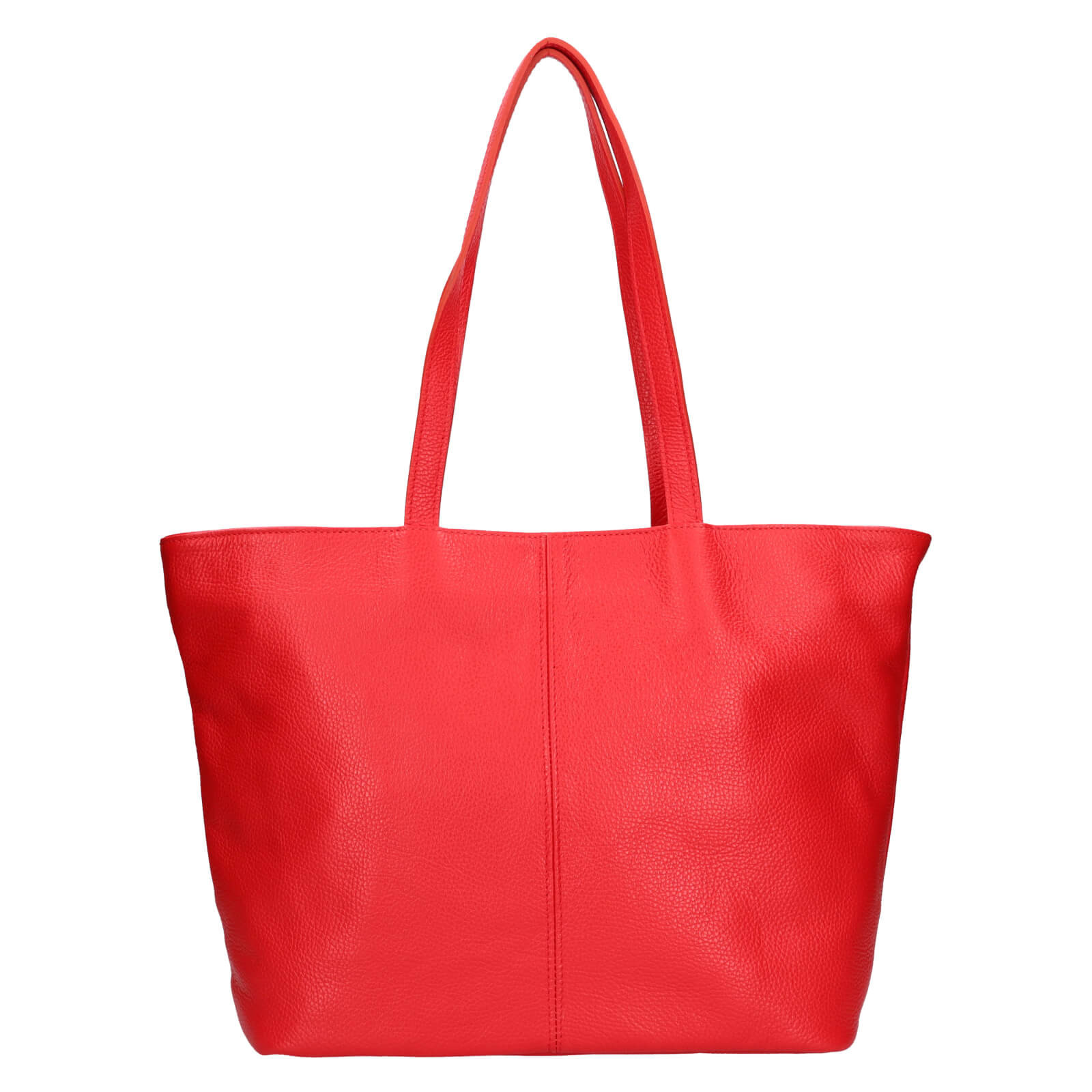 Dámská kožená kabelka Italia Zitta - červená