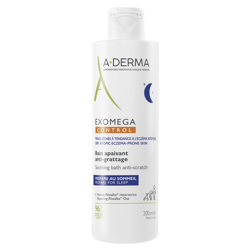 A-DERMA Exomega Control Zklidňující koupel 200 ml