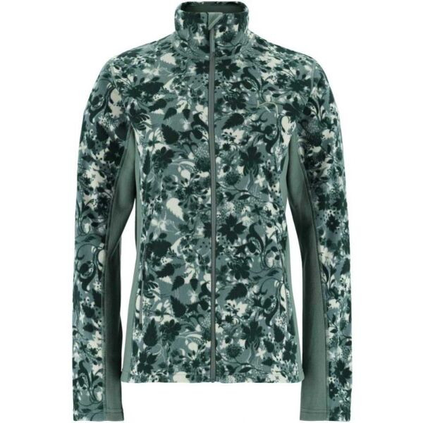 KARI TRAA THALENA Dámská fleecová mikina, tmavě zelená, velikost