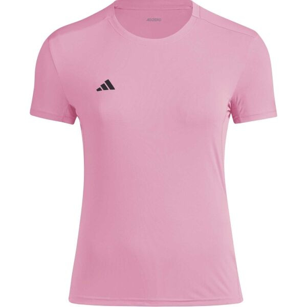 adidas ADIZERO ESSENTIALS TEE Dámské běžecké triko, růžová, velikost
