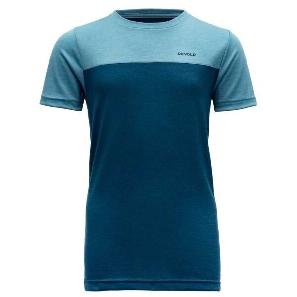 Devold NORANG Dětské tričko, modrá, velikost