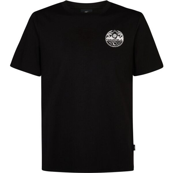 O'Neill CHEST PRINT Pánské tričko, černá, velikost