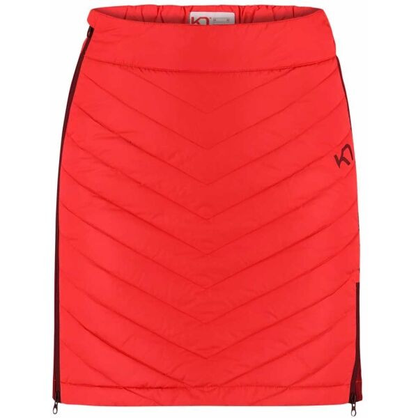 KARI TRAA EVA Dámská zateplená sukně, červená, velikost
