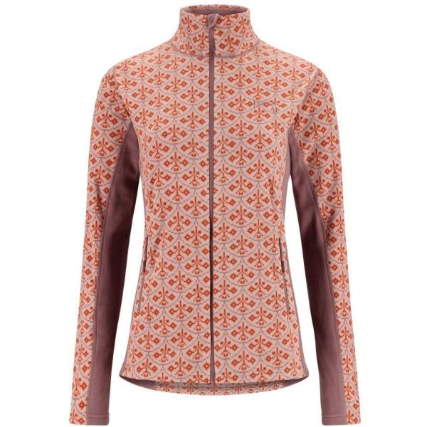 KARI TRAA THALENA Dámská fleecová mikina, růžová, velikost