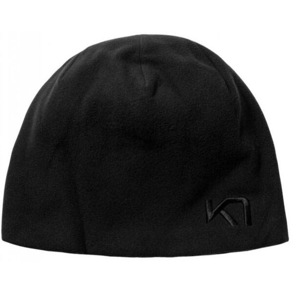 KARI TRAA FLEECE BEANIE Dámská čepice, černá, velikost