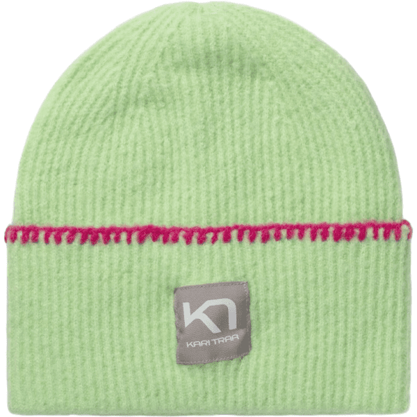 KARI TRAA ROTHE Dámská vlněná čepice, světle zelená, velikost