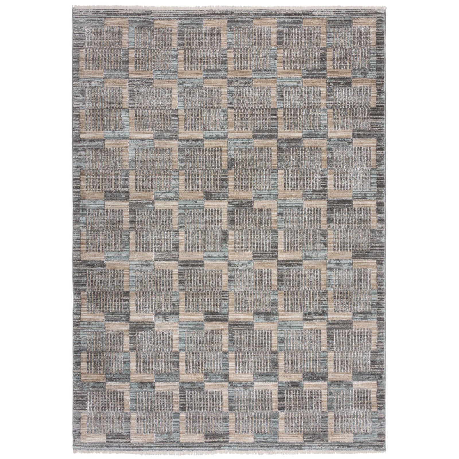 Kusový koberec Evelyn Blocks Natural - 120x170 cm Flair Rugs koberce