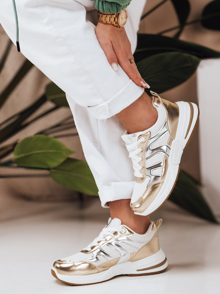 Sneakersy damskie GOLDLINX złote Dstreet