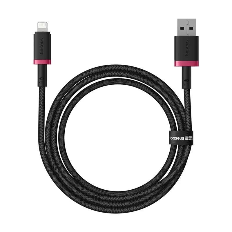 Rychlonabíjecí kabel Baseus Dura USB/Lightning 1m 2.4A červeno černý