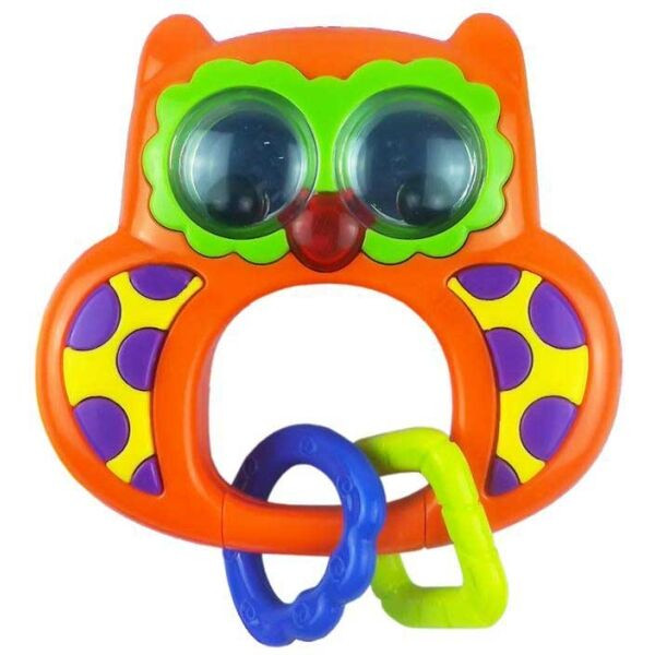 BABY MIX SOVIČKA Dětské chrastítko, oranžová, velikost