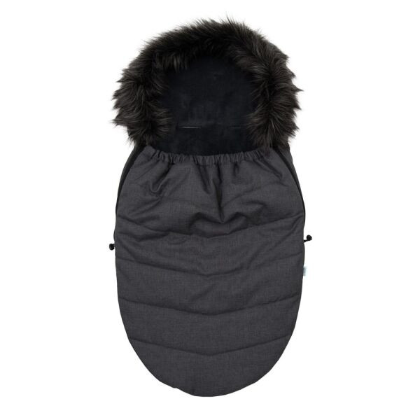 NEW BABY FUSAK Dětský fusak, tmavě šedá, velikost