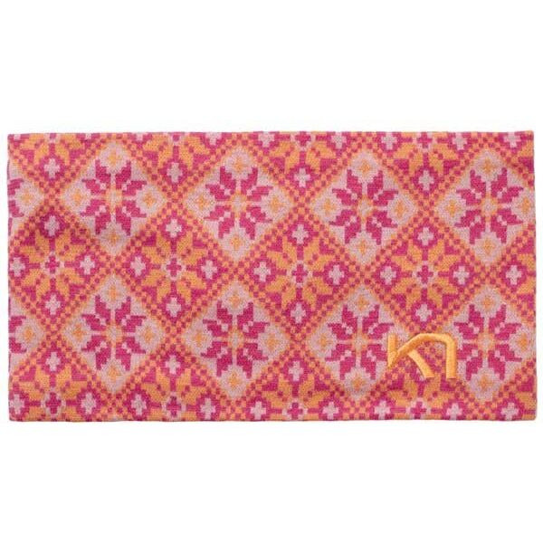 KARI TRAA ROSE Dámská merino čelenka, růžová, velikost