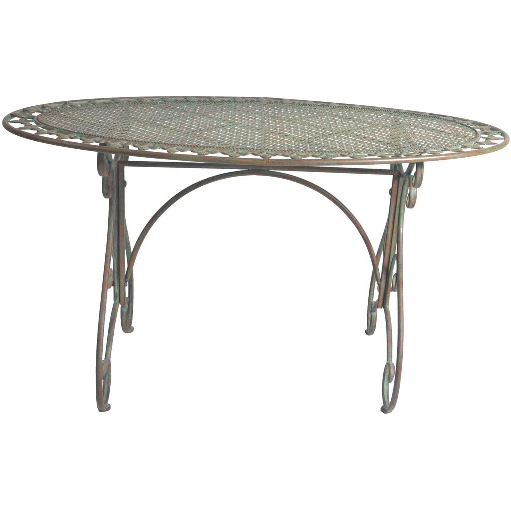 XXXL ZAHRADNÍ STŮL, kov,