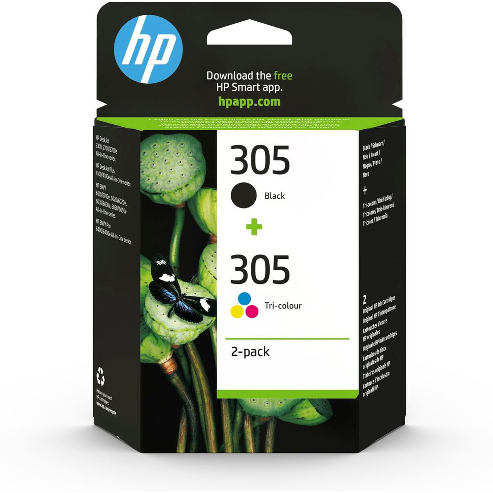 HP 308 Tri-color Original Ink Cartridge (120 pages), 7FP20UE#CE1