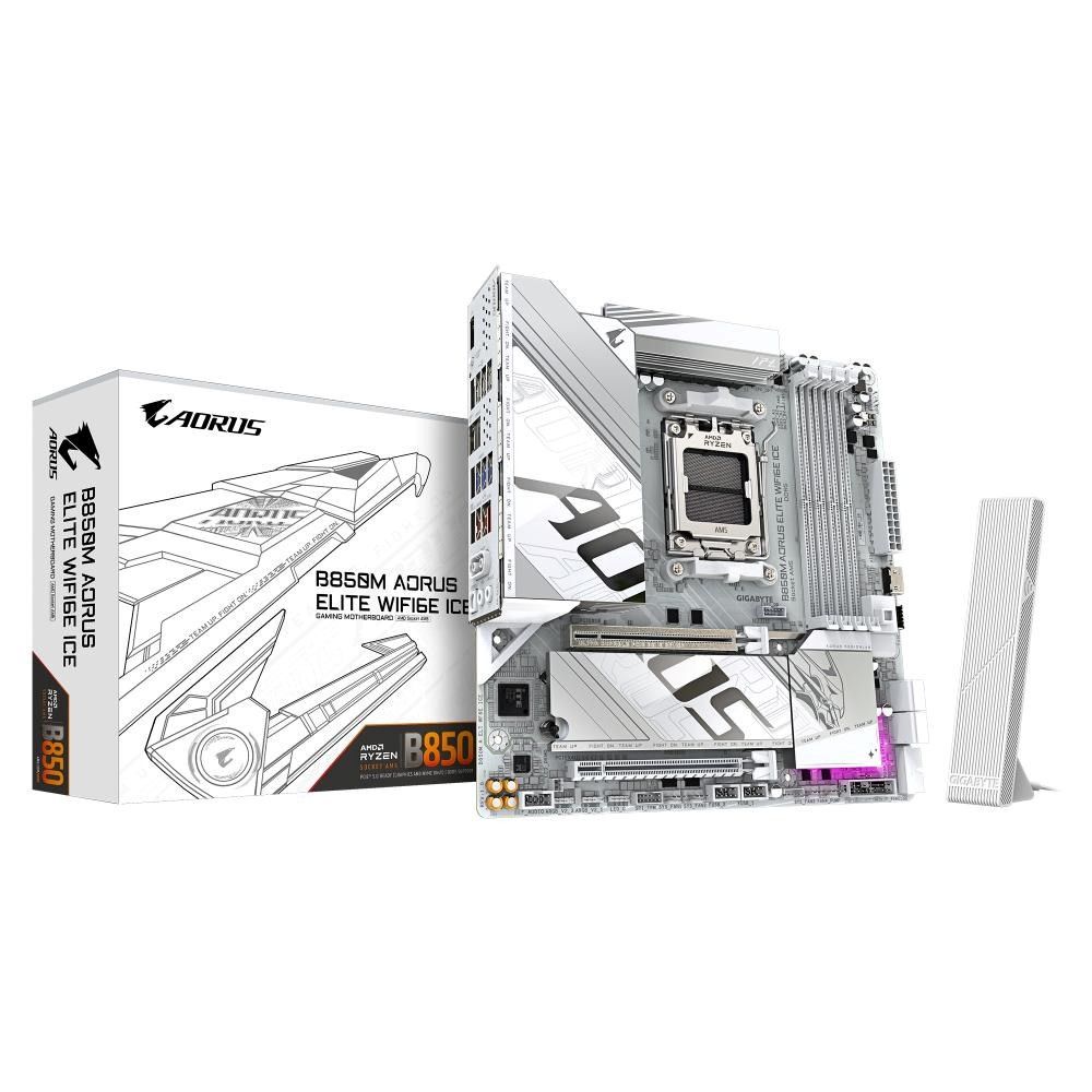 GIGABYTE B850M AORUS ELITE WIFI6E ICE, B850M A ELITE WF6E ICE