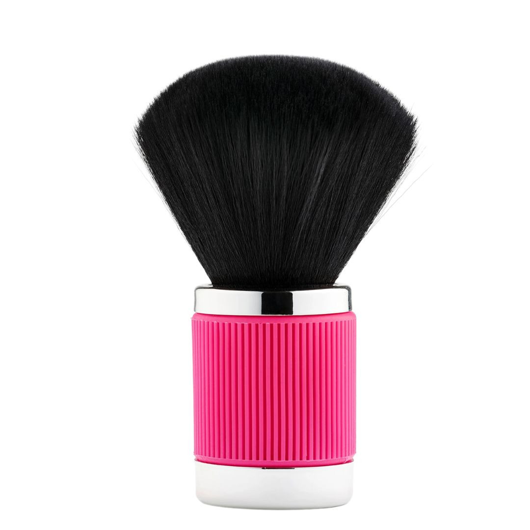 BraveHead Neck Duster - oprašovák vlasů 7856 - Pink/Silver - Růžovo/Stříbrný - černé štětiny