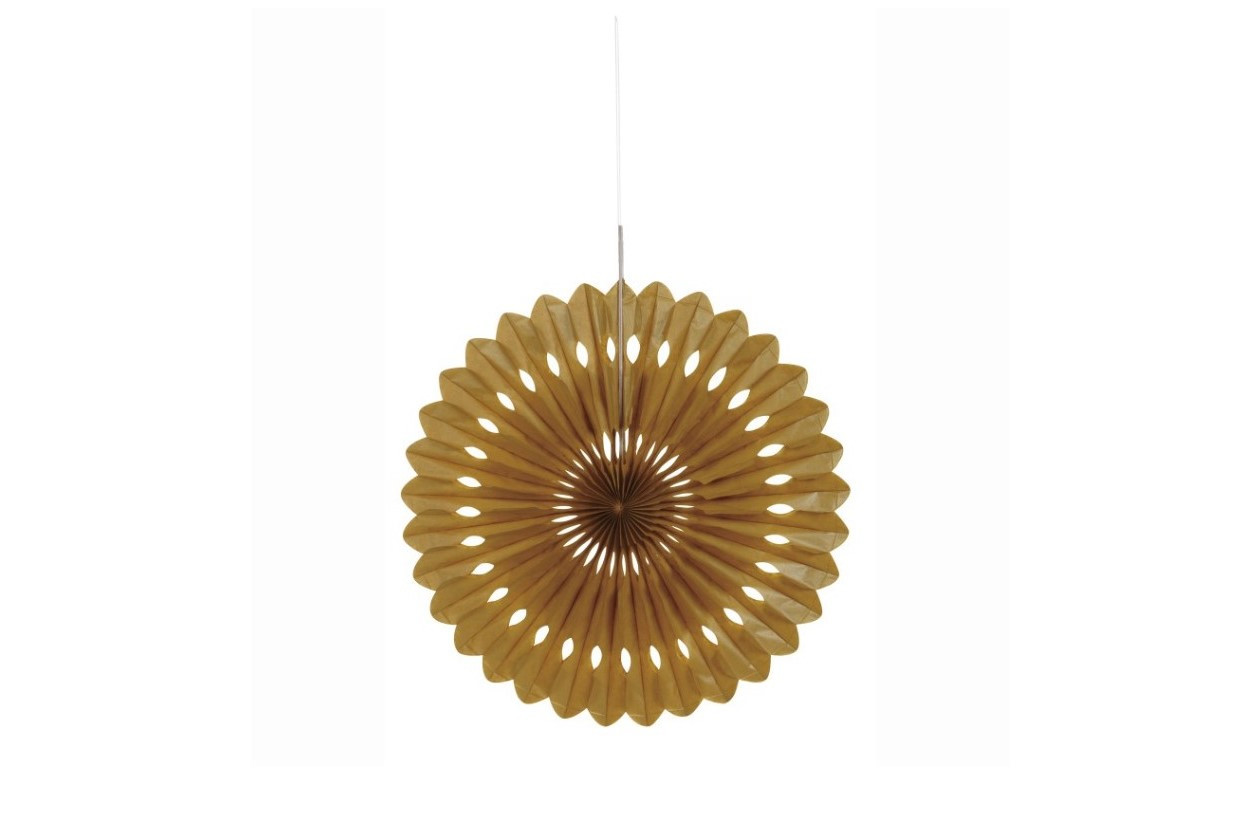 Závěsná dekorace zlatá 40,5 cm