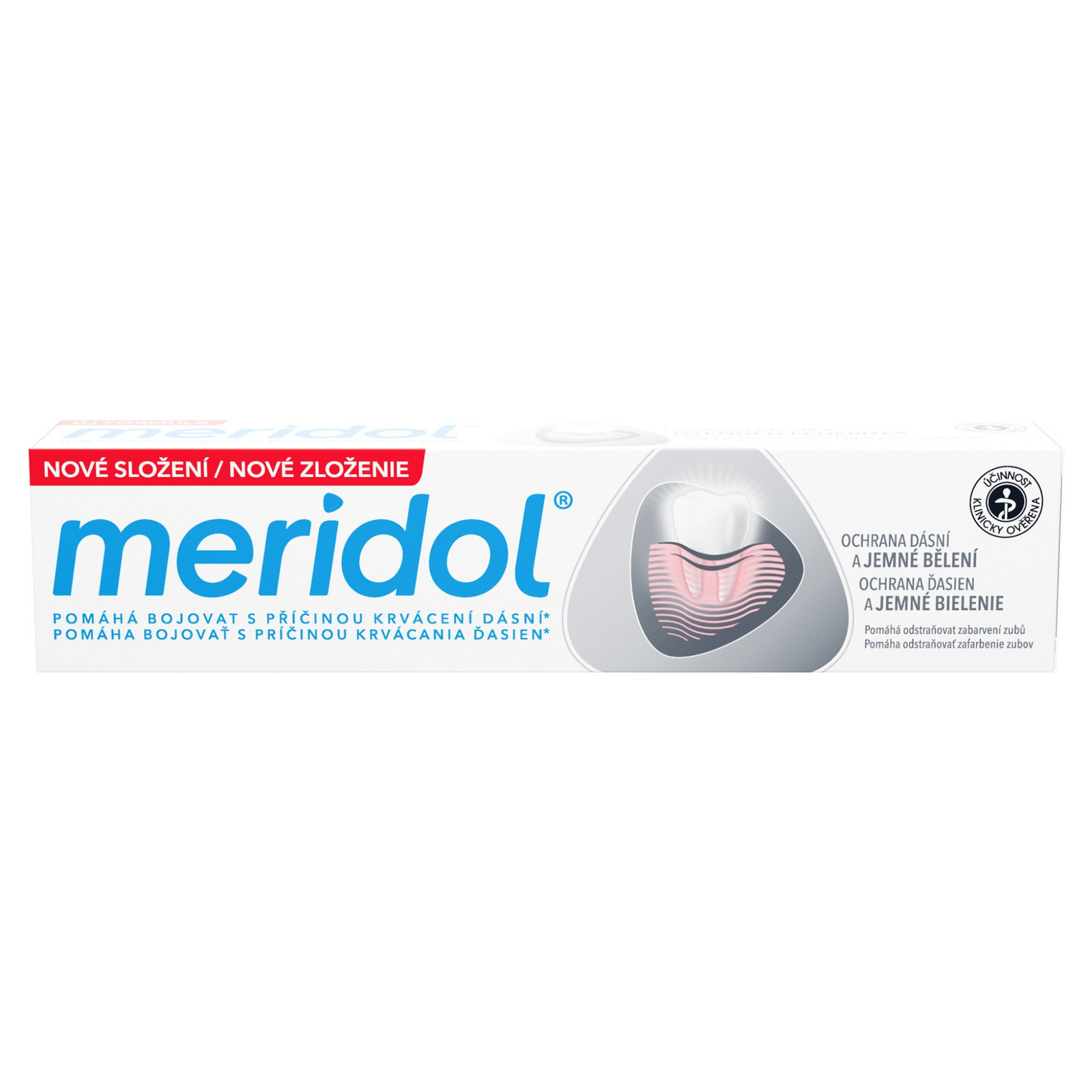 MERIDOL® Gum Protection & Gentle White zubní pasta pro ochranu dásní a jemné bělení 75 ml
