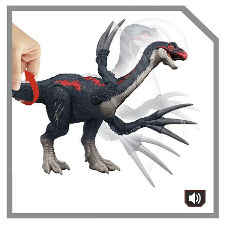 Mattel Jurassic World ŘVOUCÍ THERIZINOSAURUS (SIOC)
