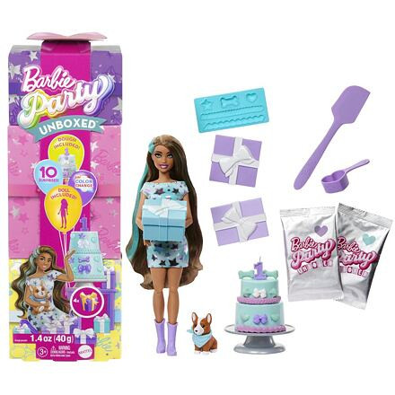 Mattel Barbie PARTY REVEAL BARBIE - TYRKYSOVÁ